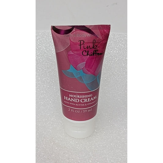 Bath & Body Works Pink Chiffon Nourishing Hand Cream Shea Butter & Vitamin E 2Oz