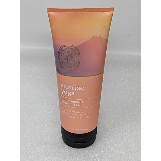 Bath & Body Works Aromatherapy Sunrise Yoga Moisturizing Body Cream 8 oz