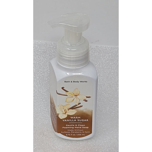 Bath & Body Works Warm Vanilla Sugar Gentle & Clean Foaming Hand Soap 8.75 Fl Oz