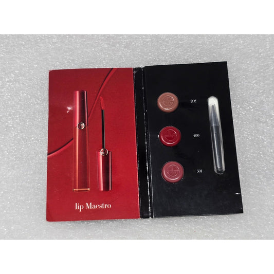 Giorgio Armani Lip Maestro Intense Velvet Color Lipstick Sample Set