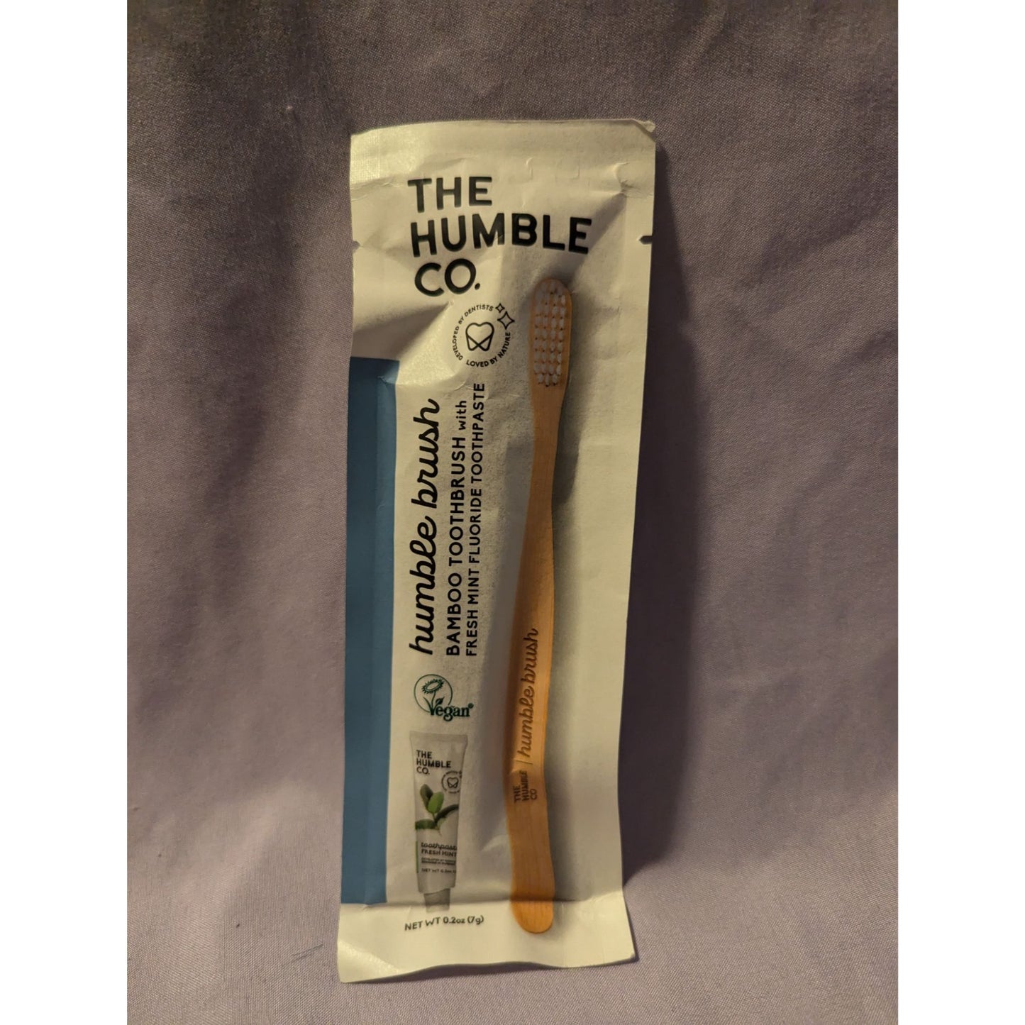 The Humble Co. Bamboo Toothbrush Adult Soft Bristles w/ Fresh Mint Toothbrush