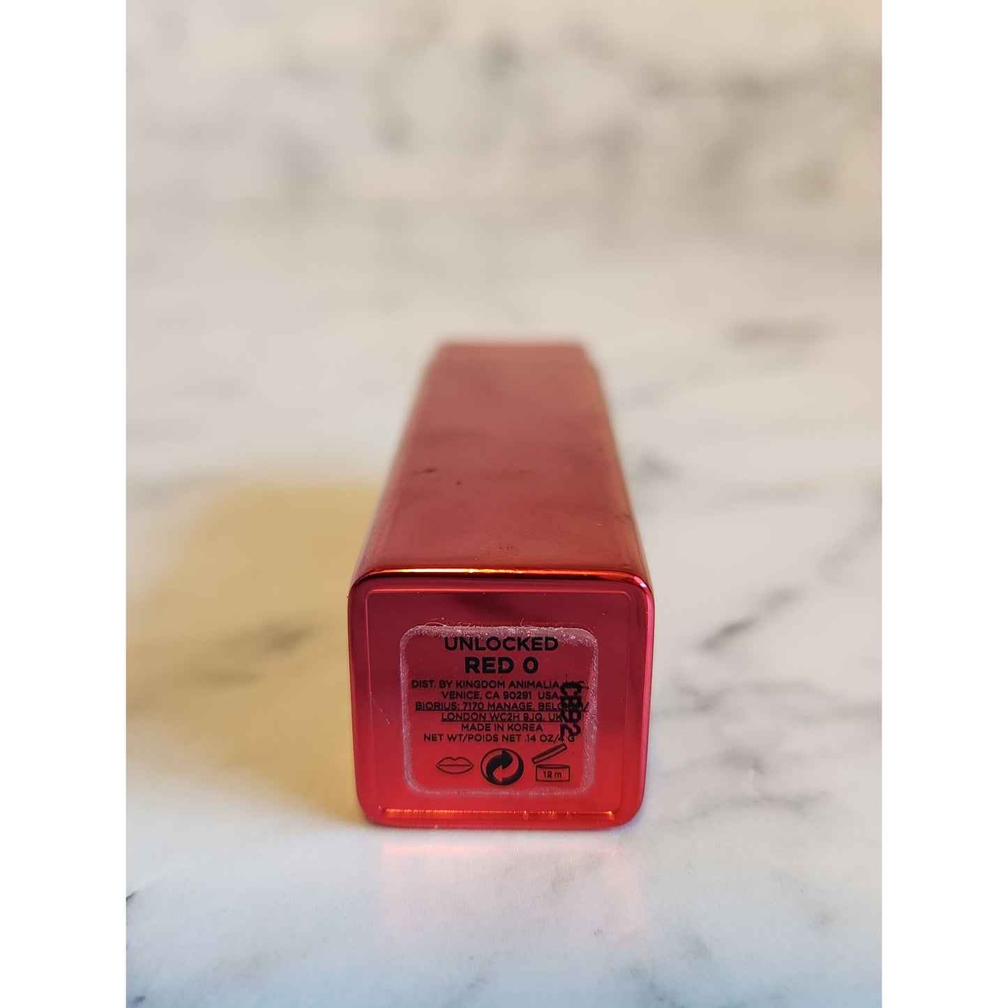 Hourglass Unlocked Satin Crème Lipstick - Red 0 - 0.14 oz, Vegan & Cruelty-Free