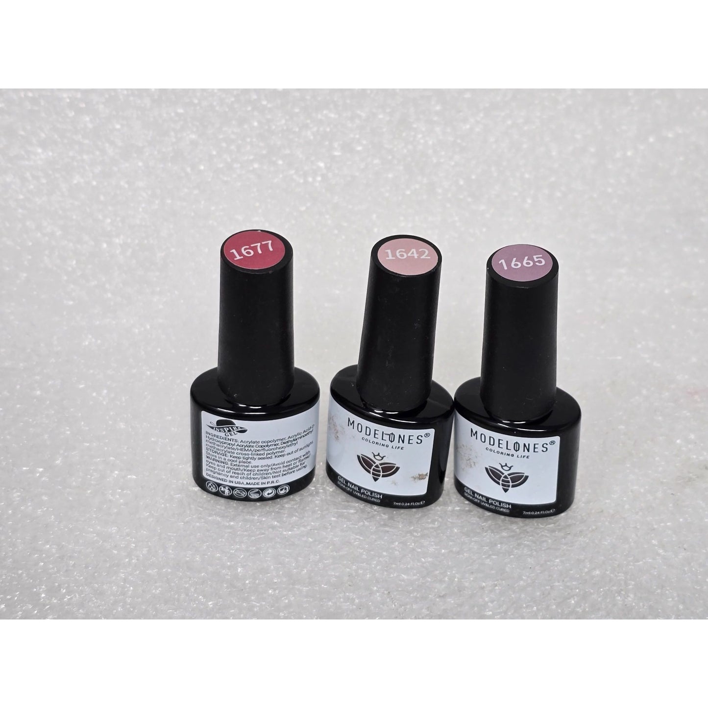 Modelones Gel Nail Polish Set Of 3 Colors 1677 1642 1665