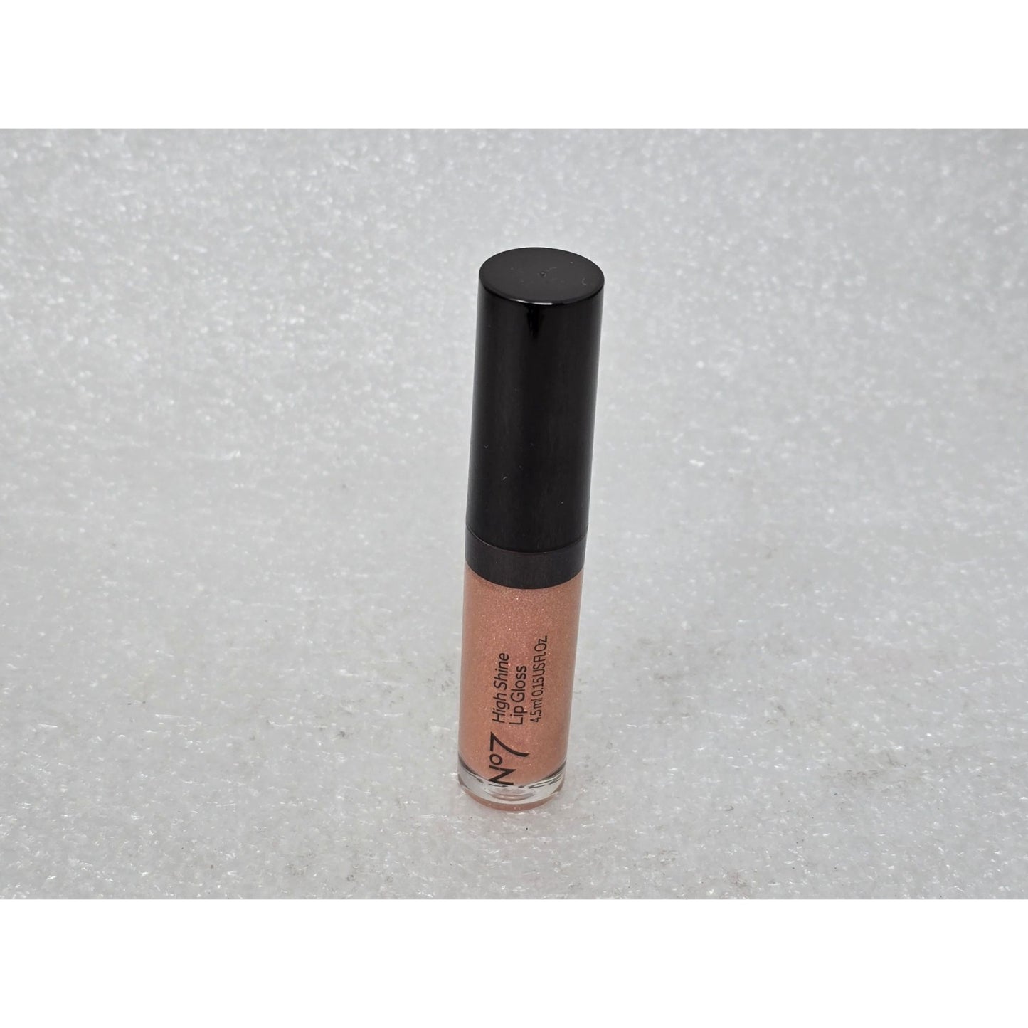 No7 High Shine Lip Gloss Sparkling Rose .15 oz For Stunning Glossy Finish