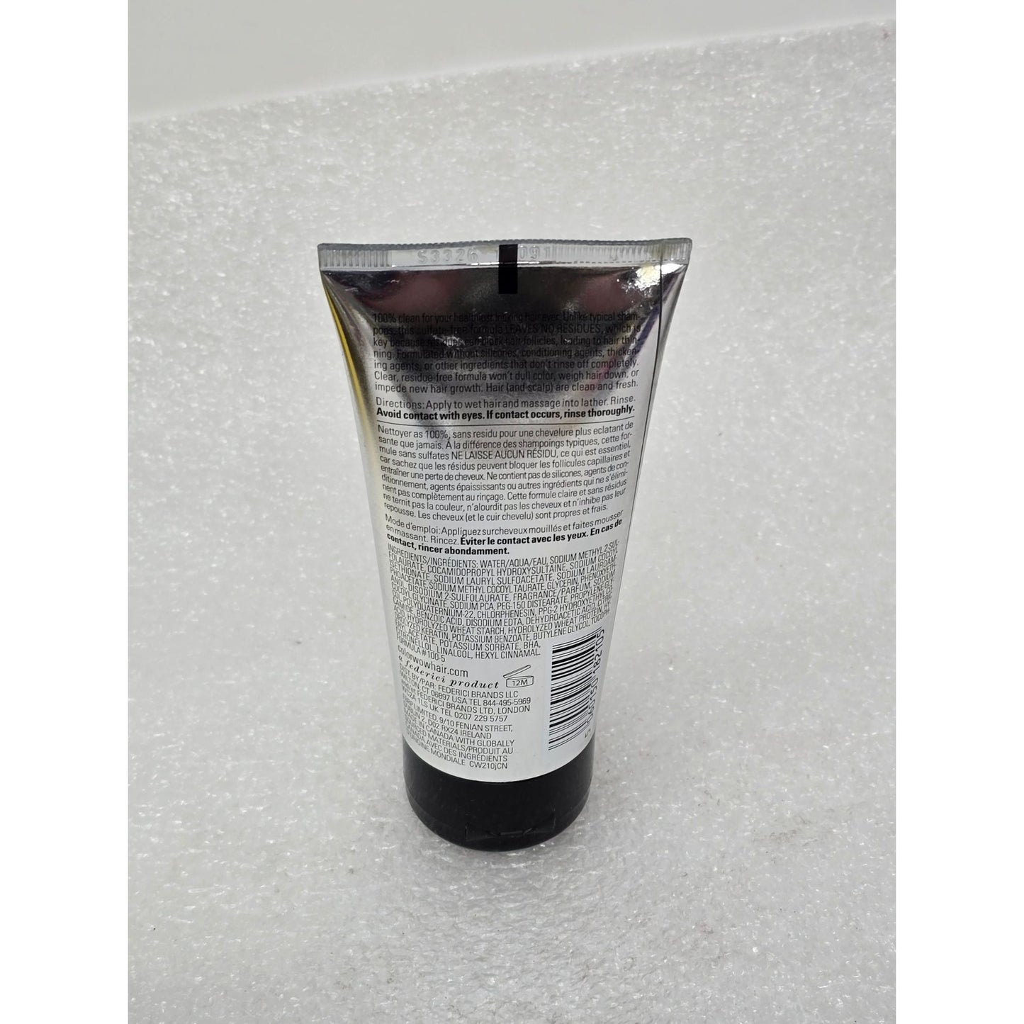Color Wow Color Security Shampoo 2.5 oz Residue-Free Formula Clean & Shiny Hair