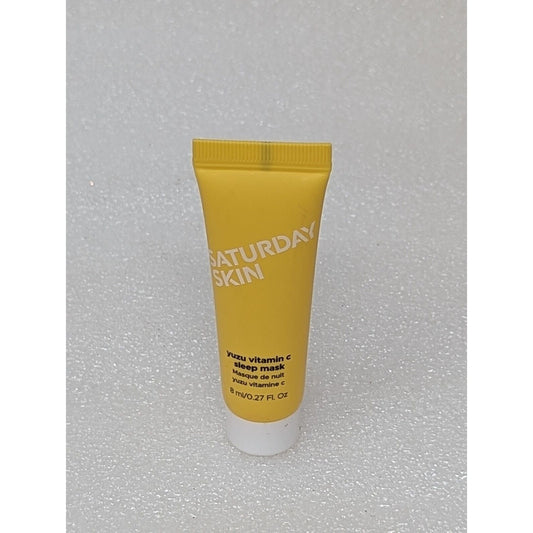 Saturday Skin Yuzu Vitamin C Sleep Mask .27 oz / 8 ml Travel Size