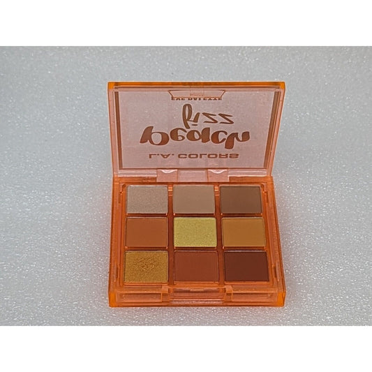 L.A. Colors 9 Color Eyeshadow Palette Peach Fizz