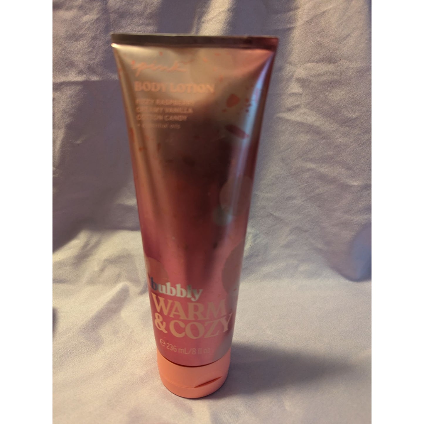 Pink Body Lotion Bubbly Warm & Cozy 236 Ml / 8 Fl Oz Vegan Victoria's Secret