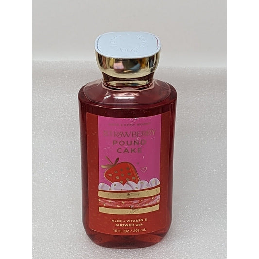 Bath & Body Works Strawberry Pound Cake Shower Gel 10 oz