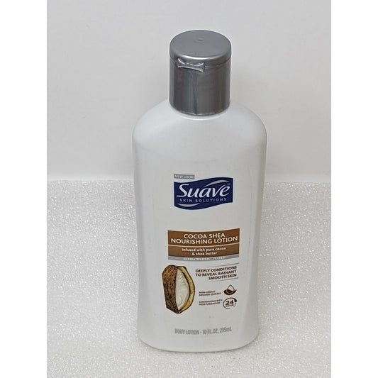 Suave Cocoa Shea Nourishing Lotion Infused With Pure Cocoa & Shea Butter 10 Oz