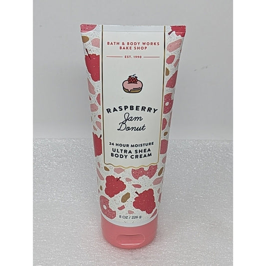 Bath & Body Works Ultra Shea Body Cream Raspberry Jam Donut 8 oz