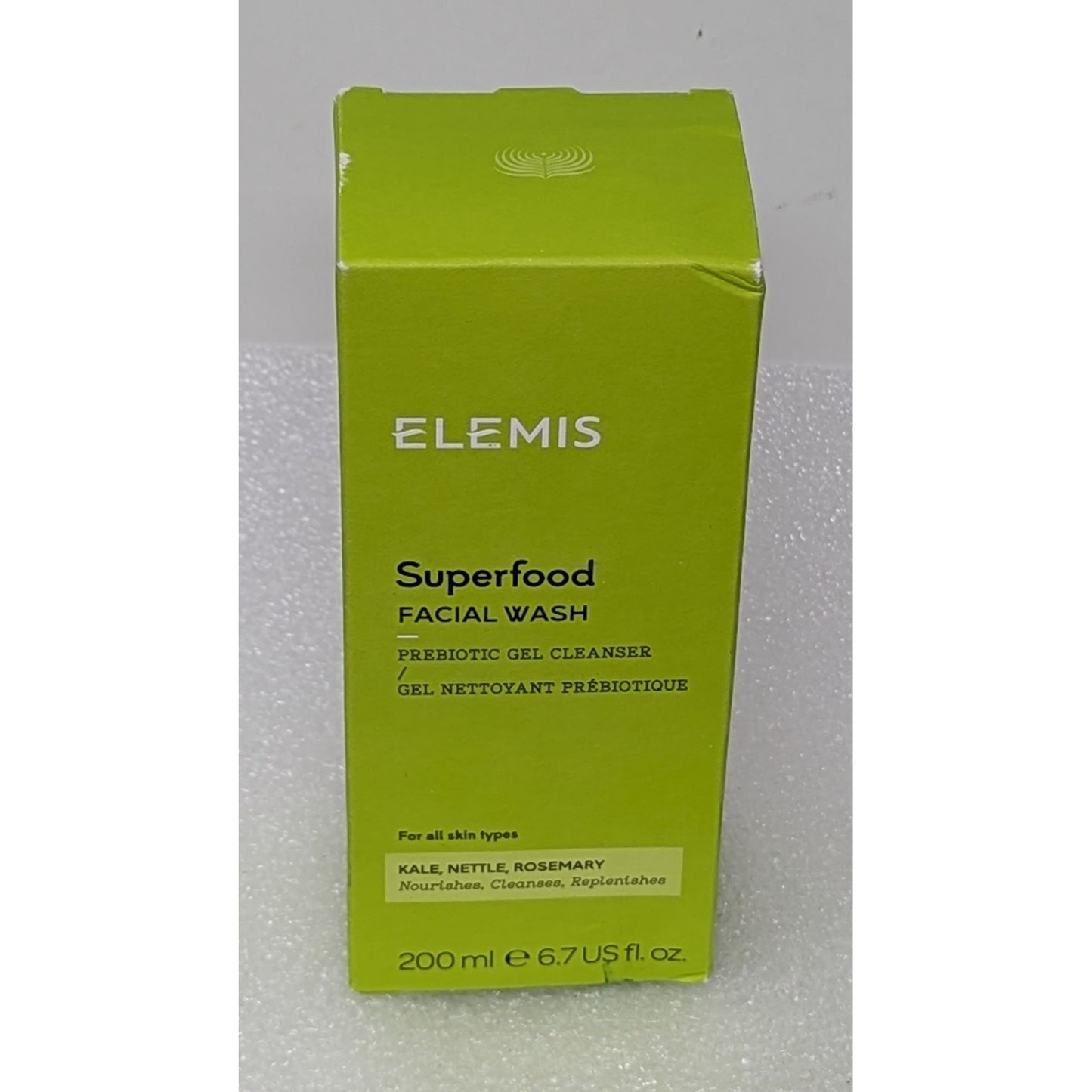 Elemis Superfood Facial Wash Prebiotic Gel Cleanser 6.7 Fl Oz