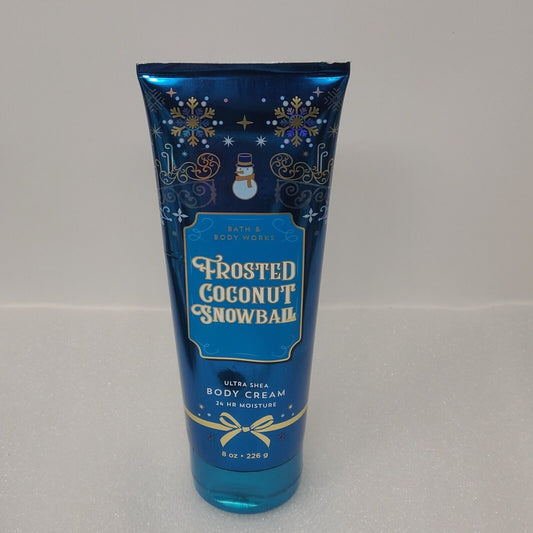 Bath & Body Works Frosted Coconut Snowball Body Cream 8 oz 24 Hour Moisture