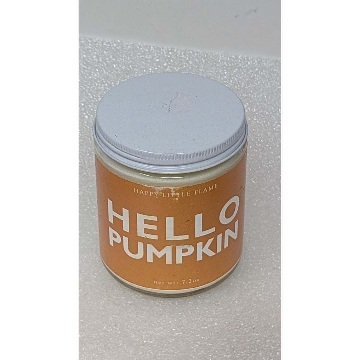 Hello Pumpkin Soy Candle 7.2 oz By Happy Little Flame