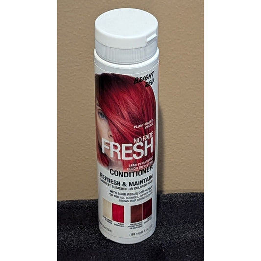 No Fade Fresh Semi-Permanent Color Depositing Conditioner Bright Red 6.4 Oz