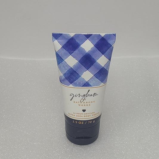 Bath & Body Works Gingham Body Cream 2.5 Oz Travel Size