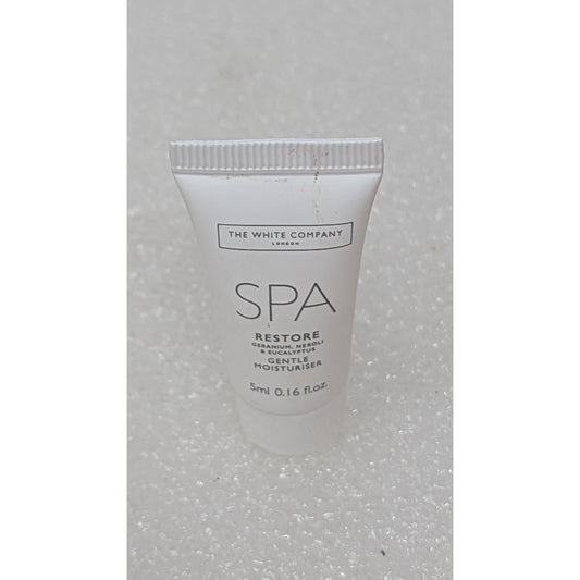 The White Company SPA Restore Gentle Moisturiser 5ml Travel Size