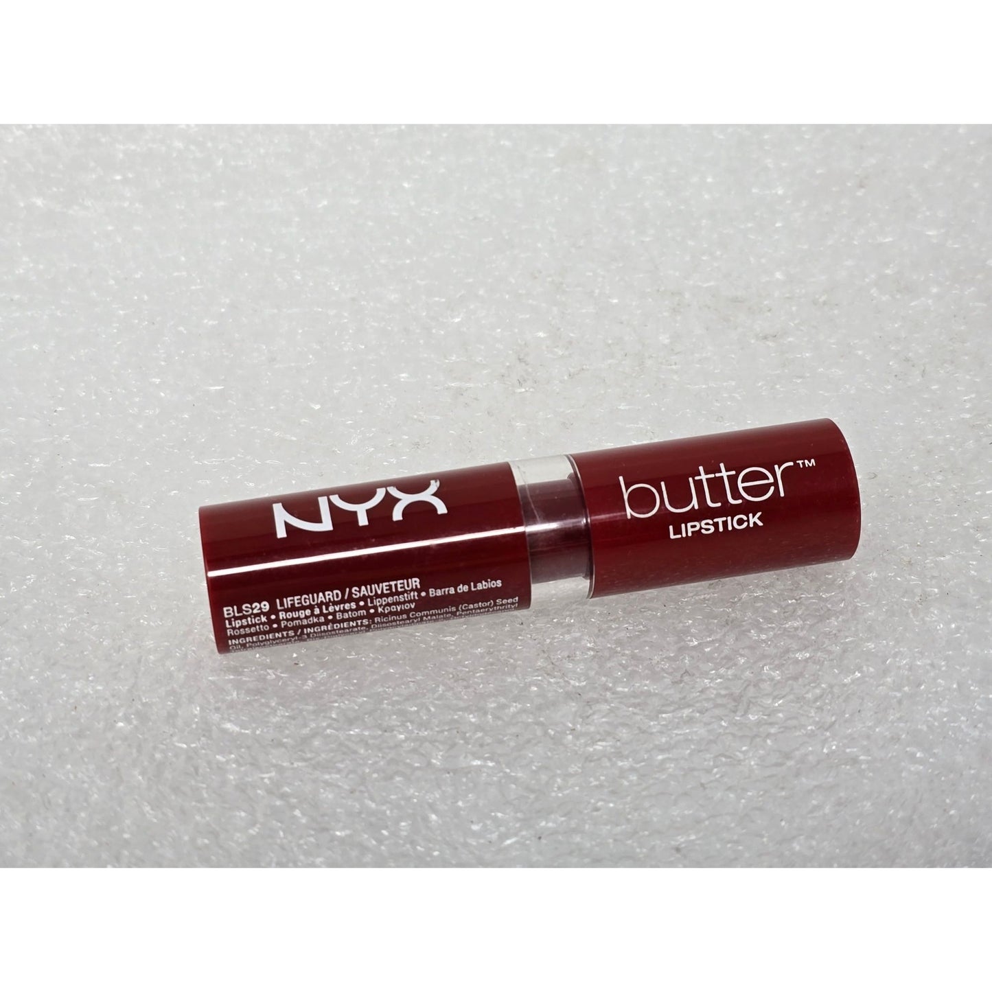 NYX Butter Lipstick BLS29 Lifeguard Smooth Creamy Formula