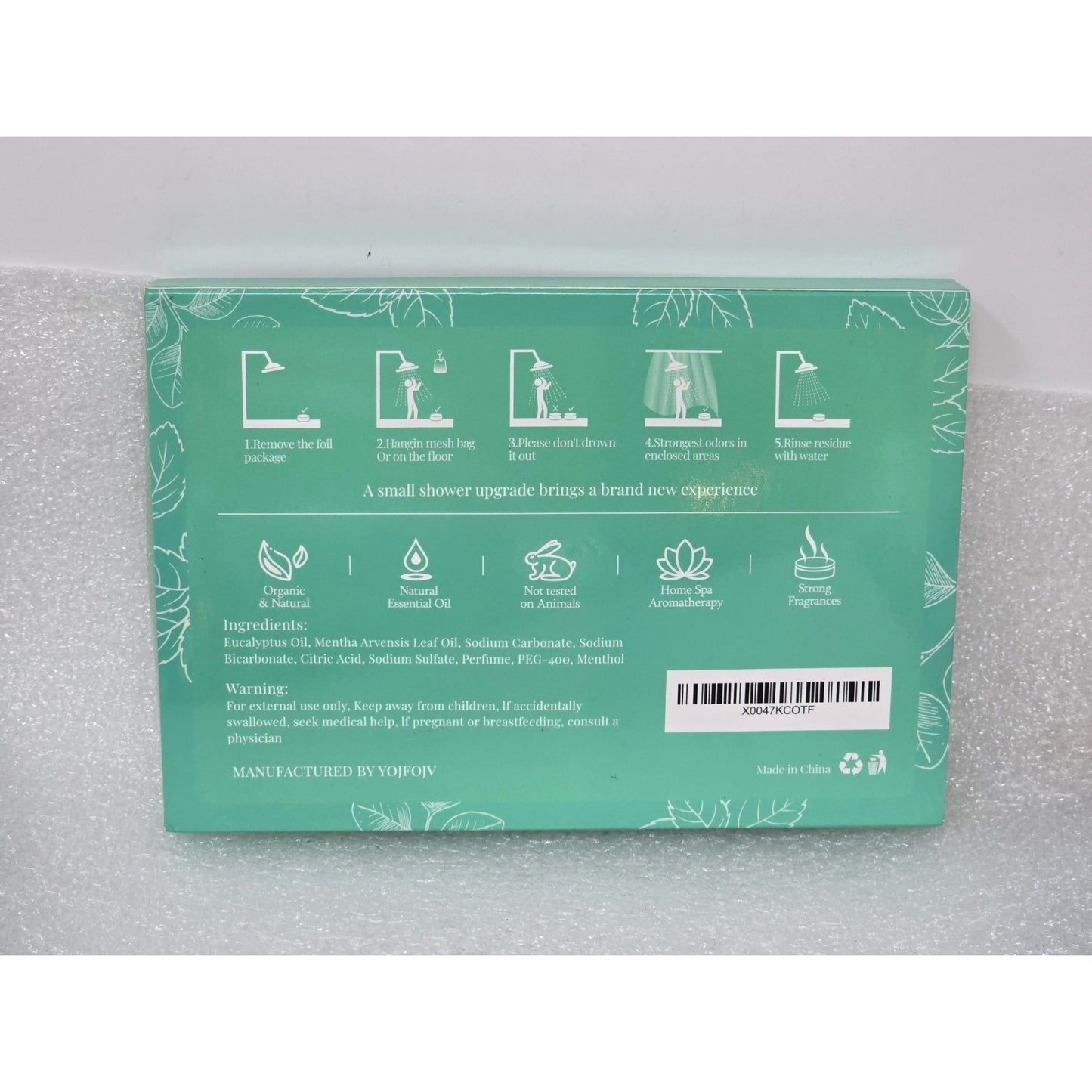 Relaxin Eucalyptus & Mint Aromatherapy Shower Steamers 6 Tablets 30g Each