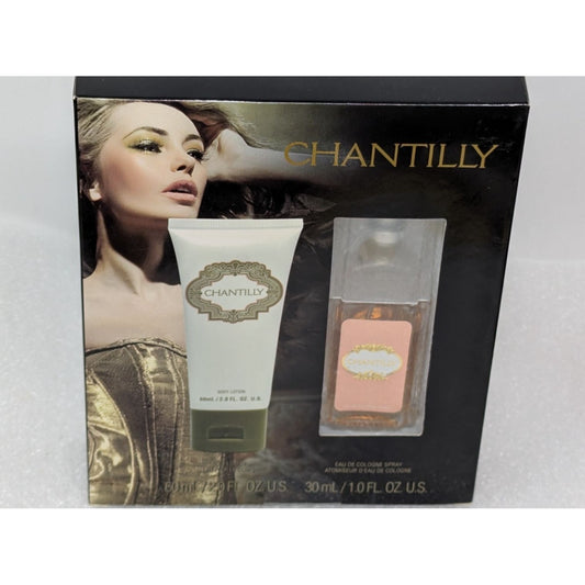 Chantilly Eau De Cologne & Body Lotion Fragrance Gift Set By Dana