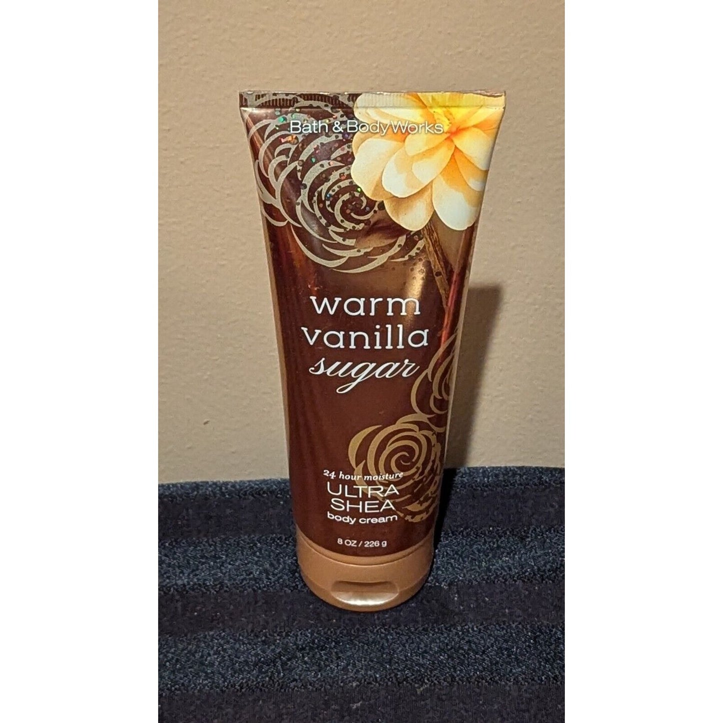 Bath & Body Works Warm Vanilla Sugar Ultra Shea Body Cream 24 Hour Moisture 8 oz