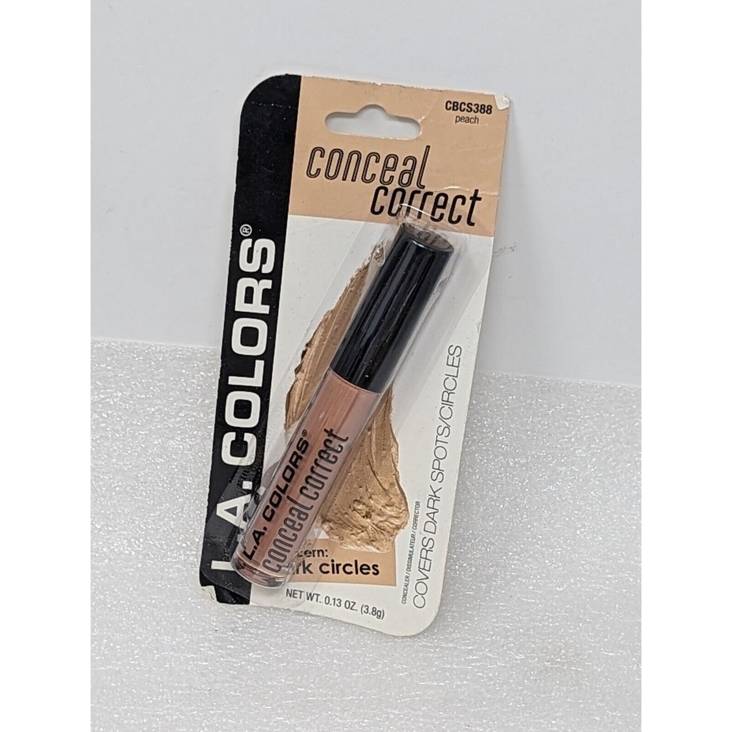 L.A. Colors Peach Conceal Correct Concealer Corrector for Dark Circles CBCS388