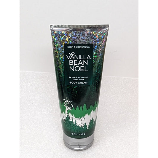 Bath & Body Works Vanilla Bean Noel 24 Hr Moisture Ultra Shea Body Cream 8 oz