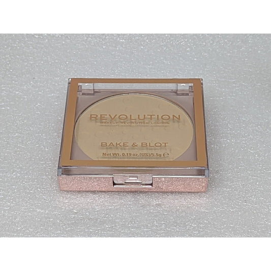 Makeup Revolution Bake & Blot Pressed Setting Powder Banana Light