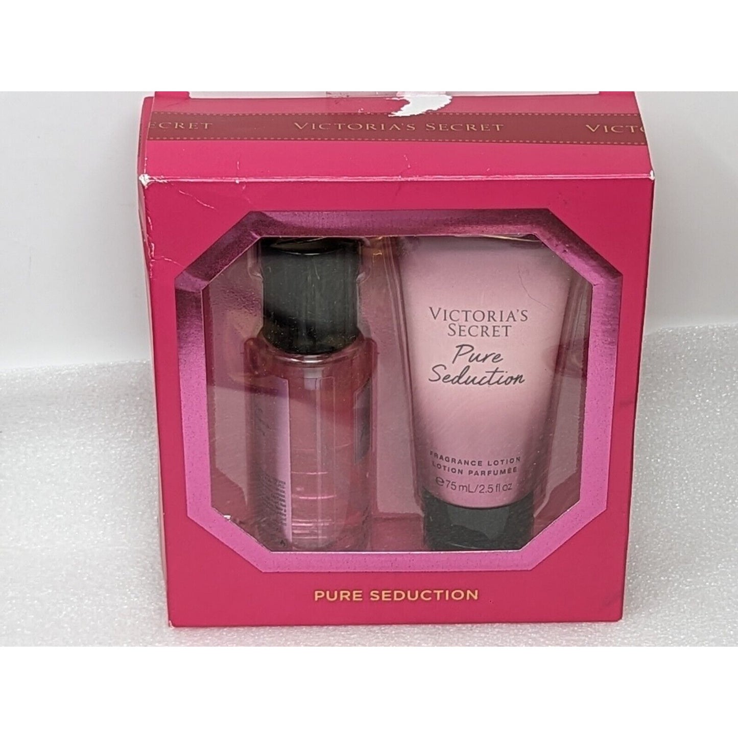 Victoria's Secret Pure Seduction Fragrance Holiday Gift Set Travel Size 2.5 oz