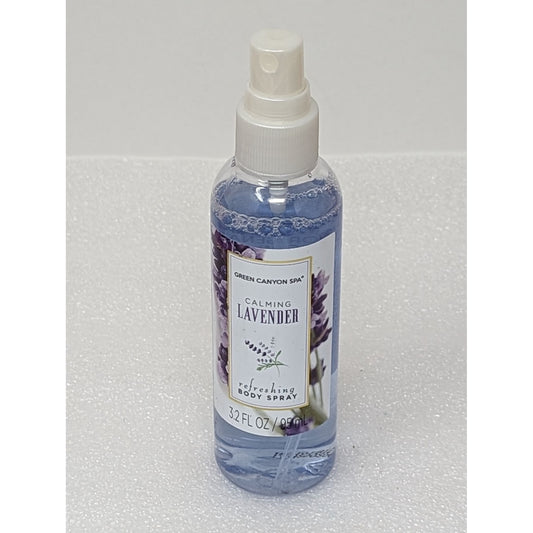 Green Canyon Spa Calming Lavender Refreshing Body Spray 3.2 oz