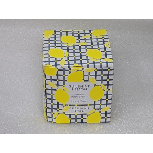 Beekman 1802 Goat Milk Whipped Body Cream Sunshine Lemon 8 oz