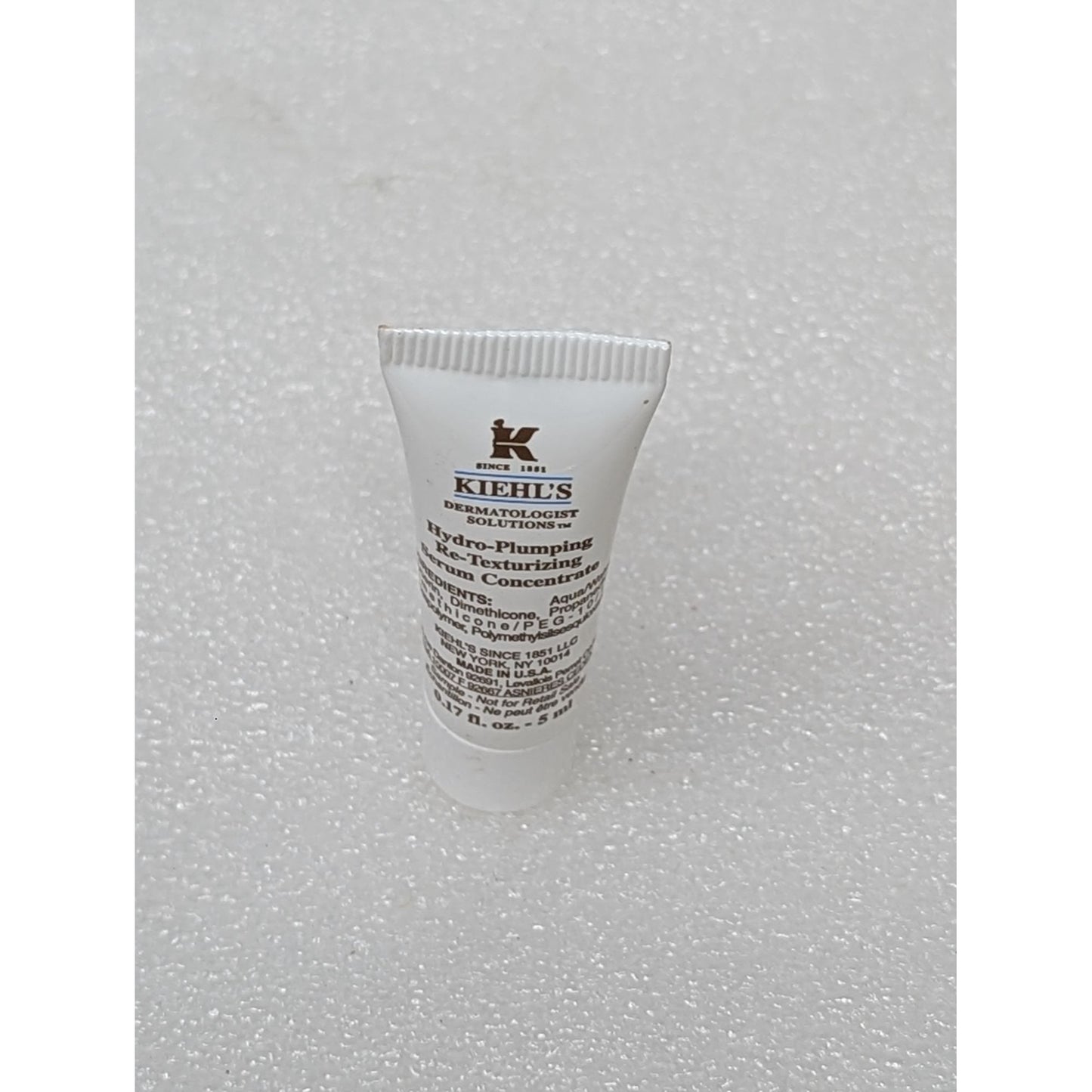 Kiehl's Hydro-Plumping Re-Texturizing Serum Concentrate .17 oz Travel Size