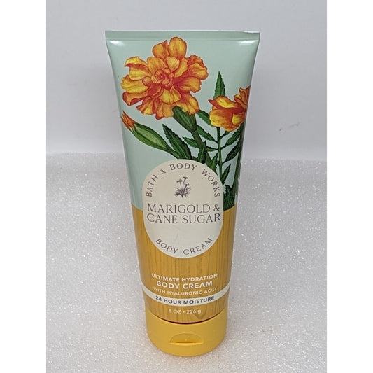 Bath & Body Works Marigold & Cane Sugar Ultimate Hydration Body Cream 8 oz