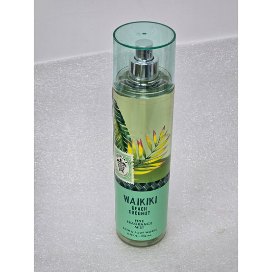 Bath & Body Works Waikiki Beach Coconut Fine Fragrance Mist 8 Fl Oz
