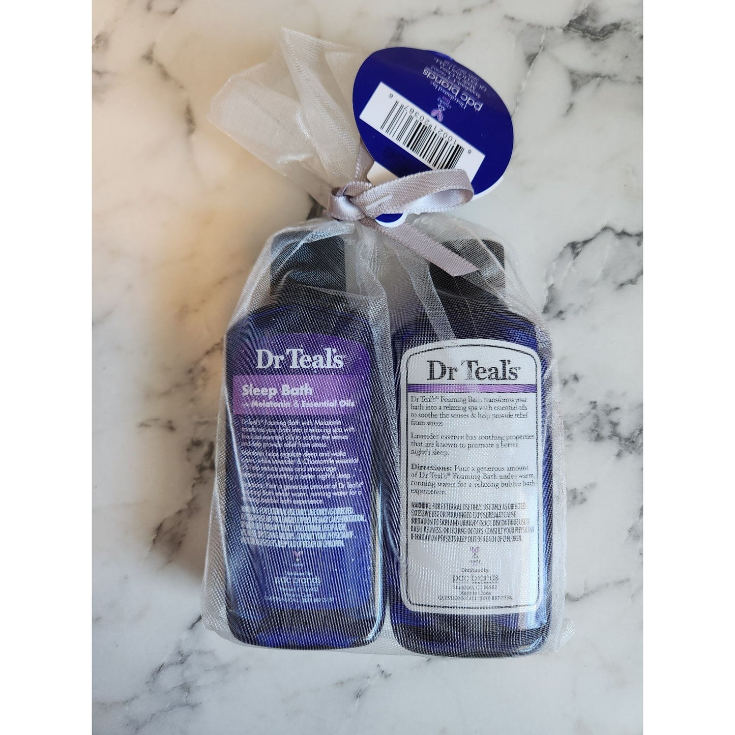 Dr Teals Foaming Bath Gift Set Pure Epsom Salt Sooth & Sleep Lavender Melatonin