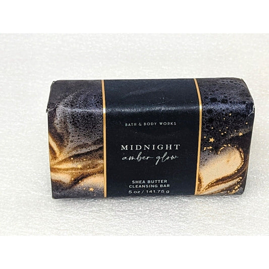 Bath & Body Works Midnight Amber Glow Shea Butter Cleansing Bar Soap