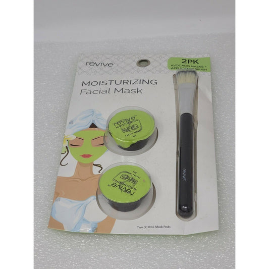 Revive Moisturizing Facial Mask Avacado 2 Pack