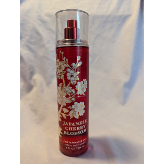 Bath & Body Works Fine Fragrance Mist Japanese Cherry Blossom  8 oz