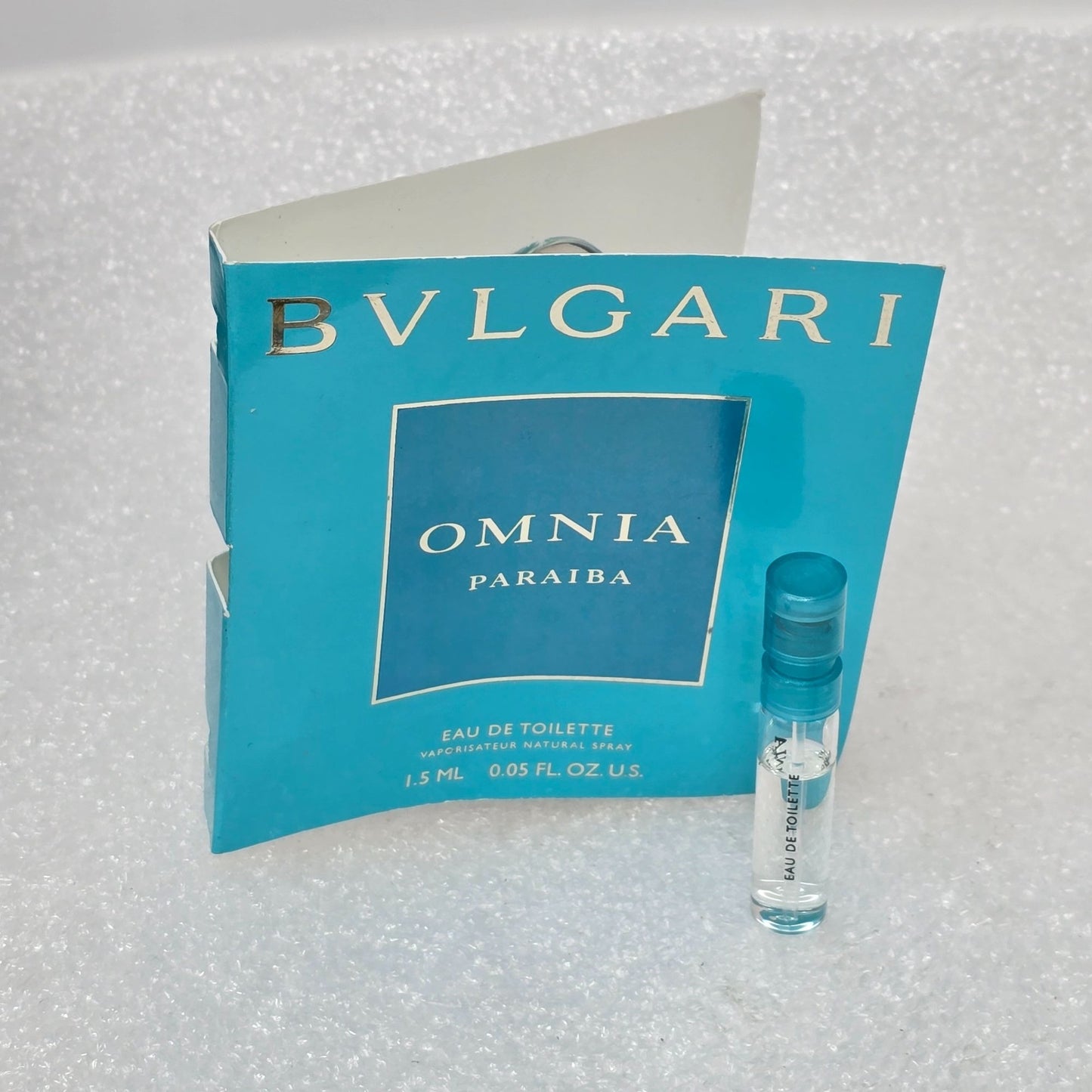 Bvlgari Omnia Paraiba Eau De Toilette Perfume 0.05 oz Spray Sample