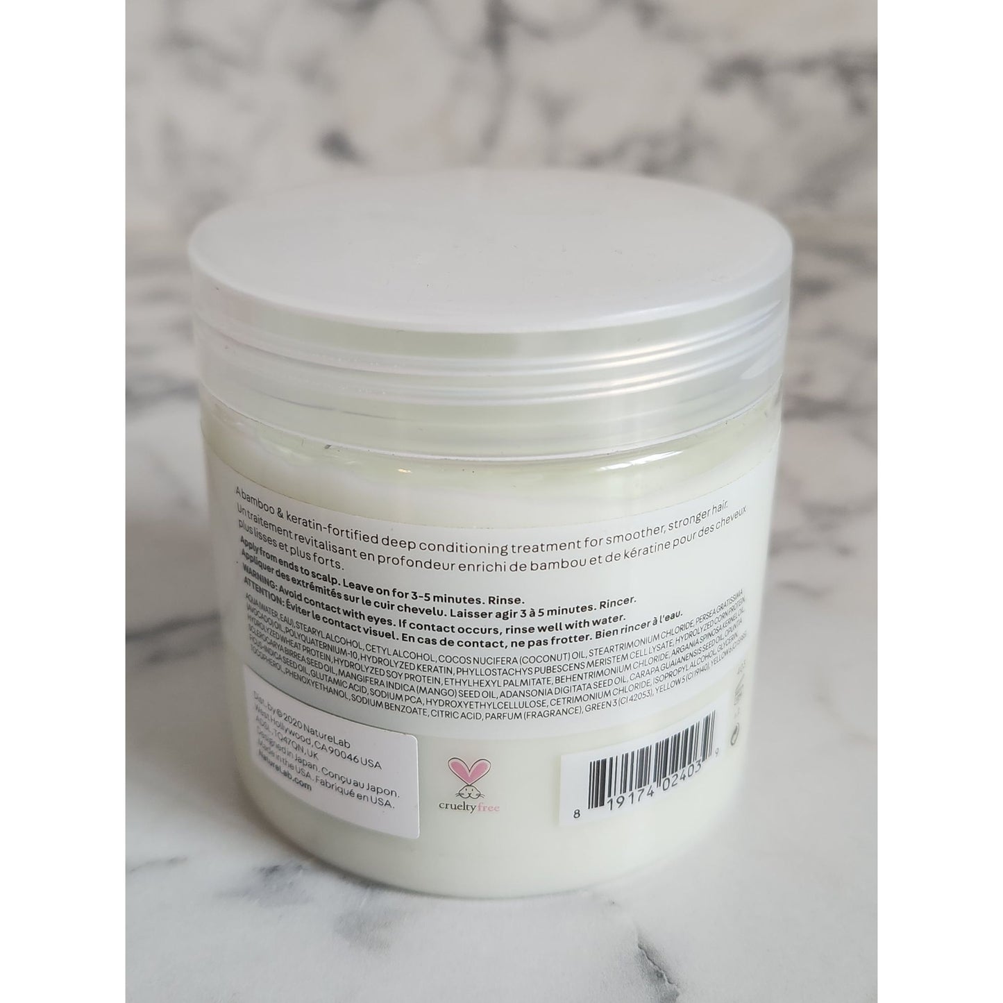 Naturelab Tokyo Perfect Repair Treatment Masque 6.7 oz Deep Conditioning