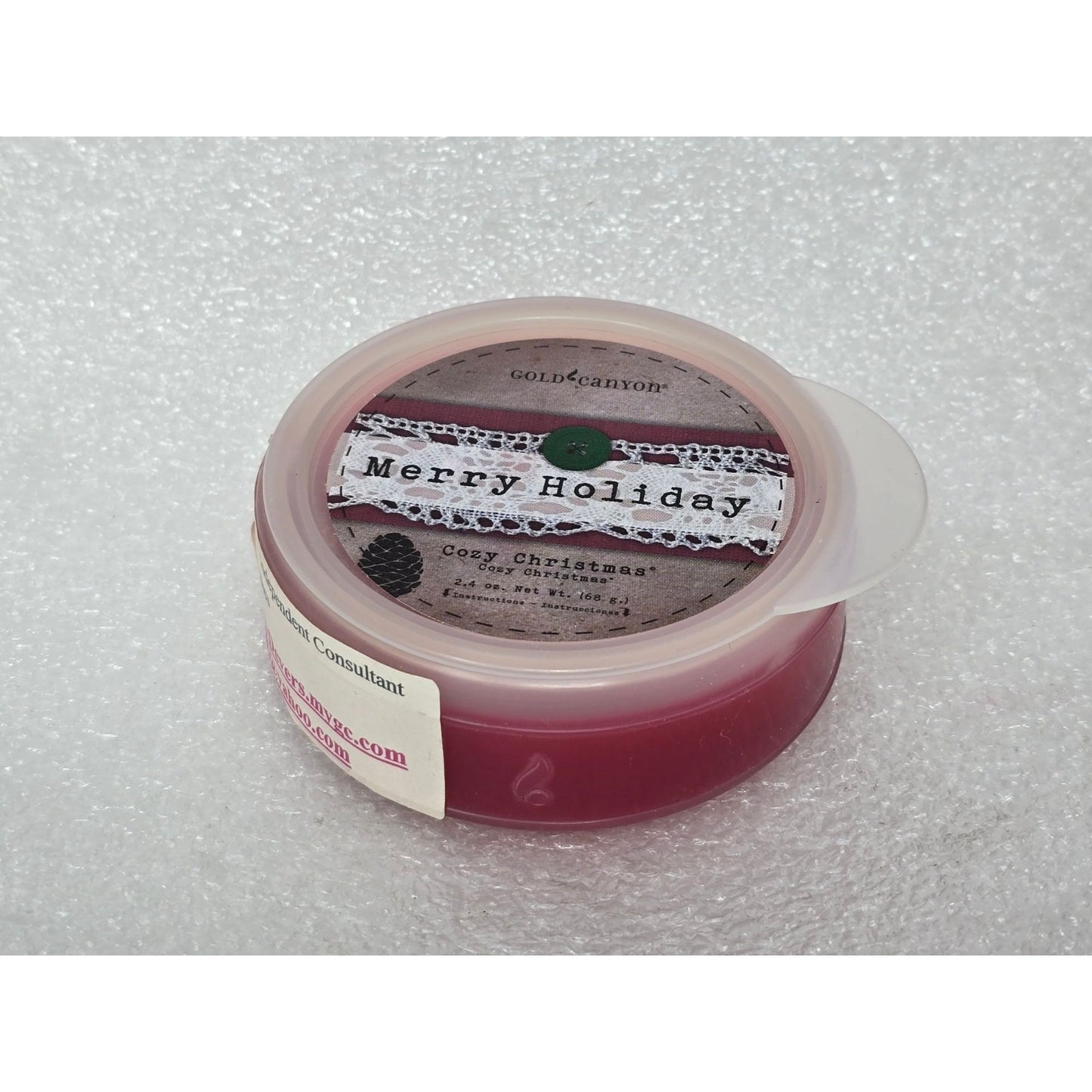 Gold Canyon Merry Holiday Cozy Christmas Wax Melt 2.4 Oz Festive Scent