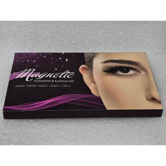Magnetic Eyelashes & Eyeliner Kit With Easy Application Natural-Looking Lashes