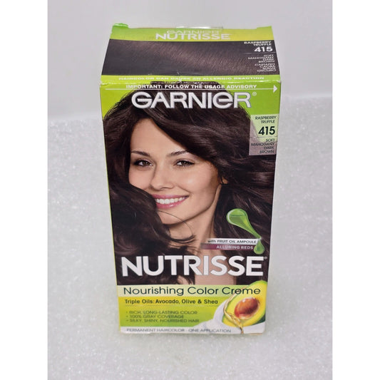 Garnier Nutrisse Nourishing Color Creme Hair Dye 415 Raspberry Truffle