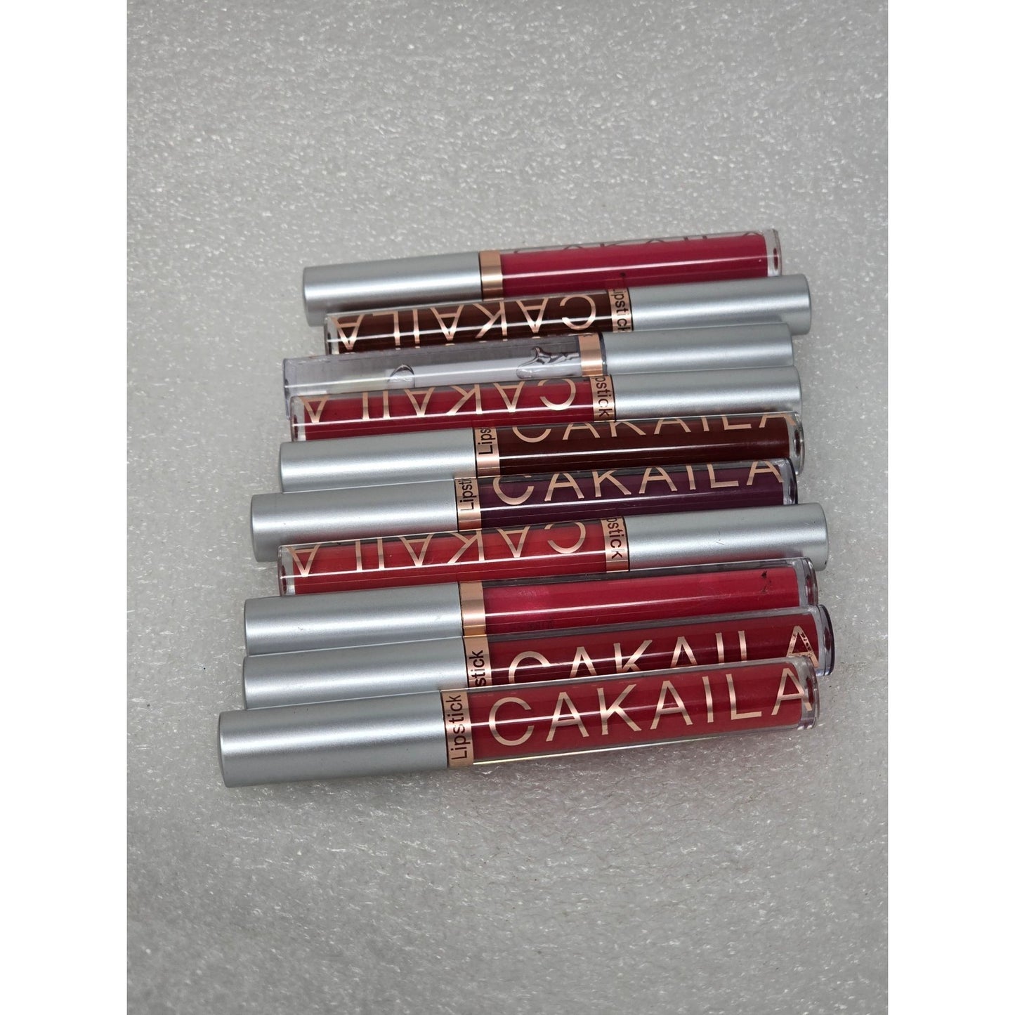Cakaila Matte Lipstick Lip Lacquer Set Assorted Shades Long-Lasting Moisturizing