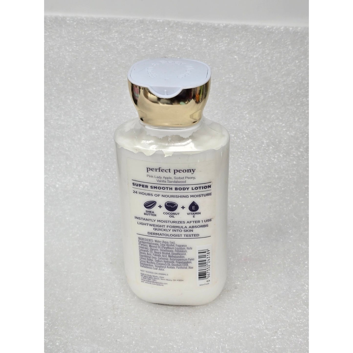 Bath & Body Works Perfect Peony Body Lotion 8 Fl Oz With Shea Butter & Vitamin E