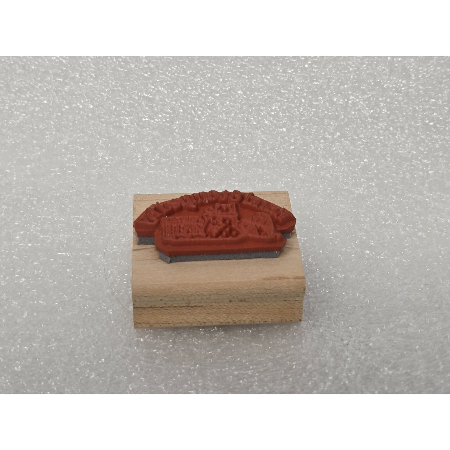 Stampin Up! Hand Stamped By Rubber Stamp Wood Base Crafting Tool