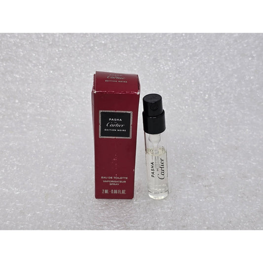 Pasha De Cartier Edition Noire Eau De Toilette Spray .06 oz Mini Travel Size