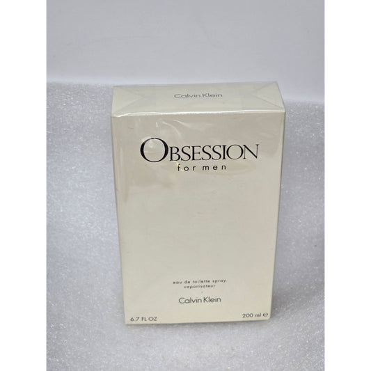Calvin Klein Obsession For Men Eau De Toilette Spray 6.7 Oz 200 Ml Sealed Box