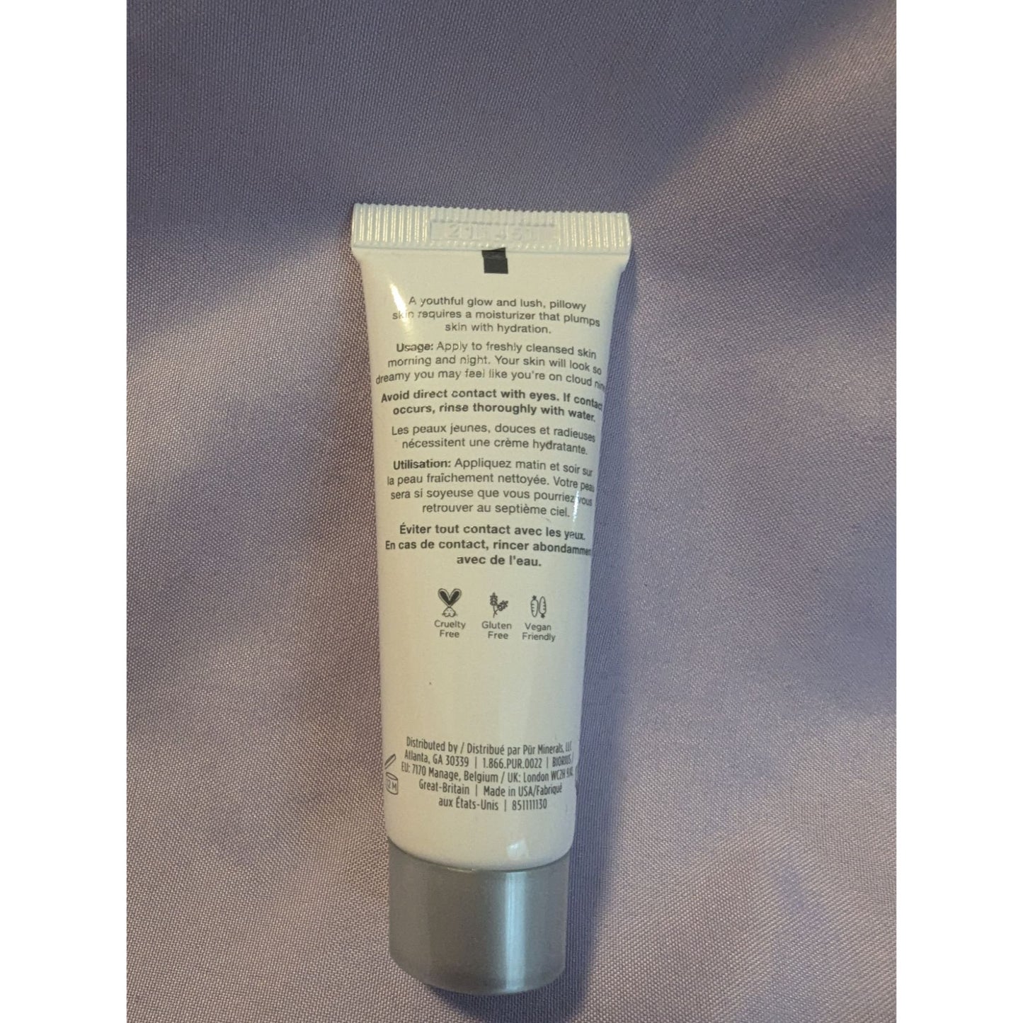 PÜR 4-In-1 Cloud Cream Gel-To-Water Hydrating Essence Moisturizer 0.5 Oz Travel