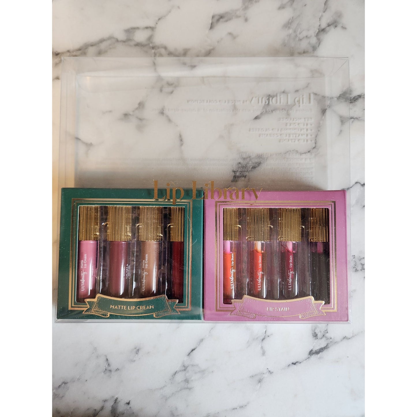 Ulta Beauty Lip Library 16-Piece Set Matte Lip Cream & Lip Stain Gloss